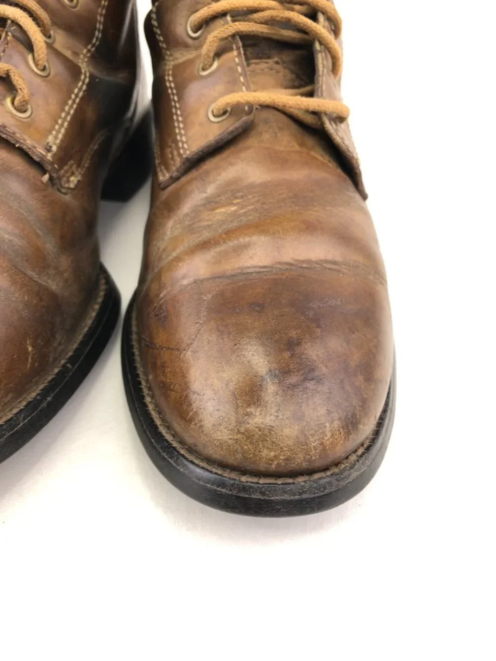Ariat Heritage Lacer Brown Leather Western Boots 8B